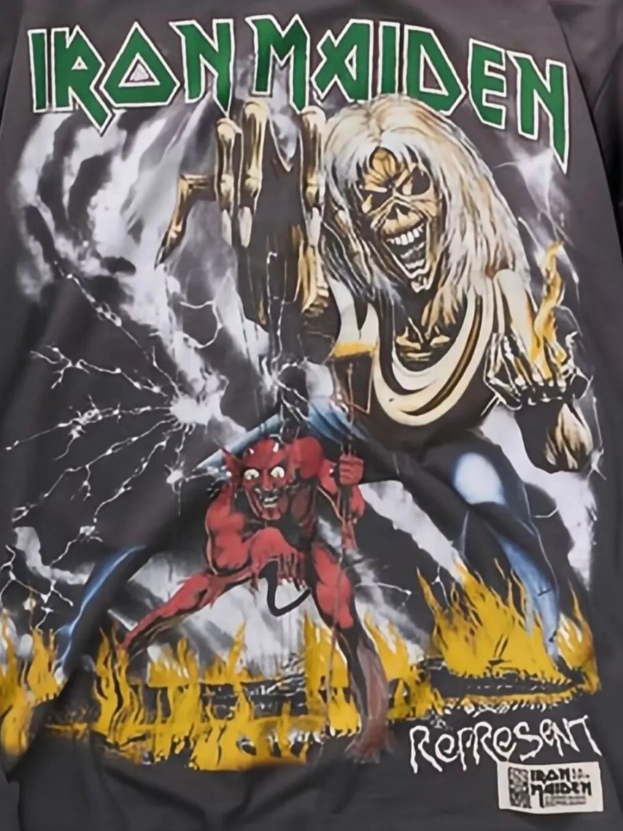 Represent "Beast Number Iron Maiden" T-Shirt