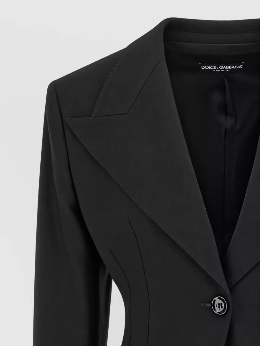 Dolce&Gabbana Single-Breasted Wool Blazer