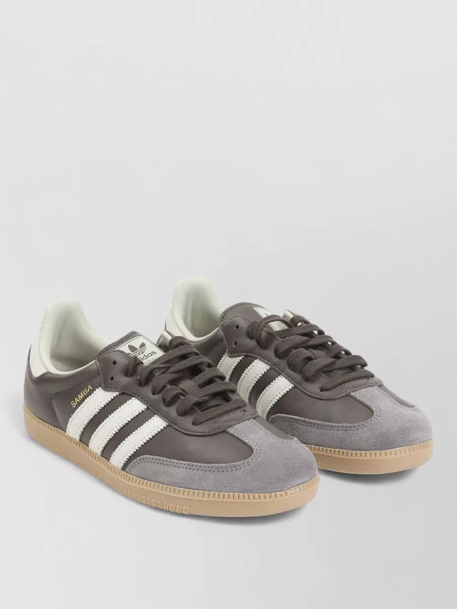 Adidas leather low-top sneakers