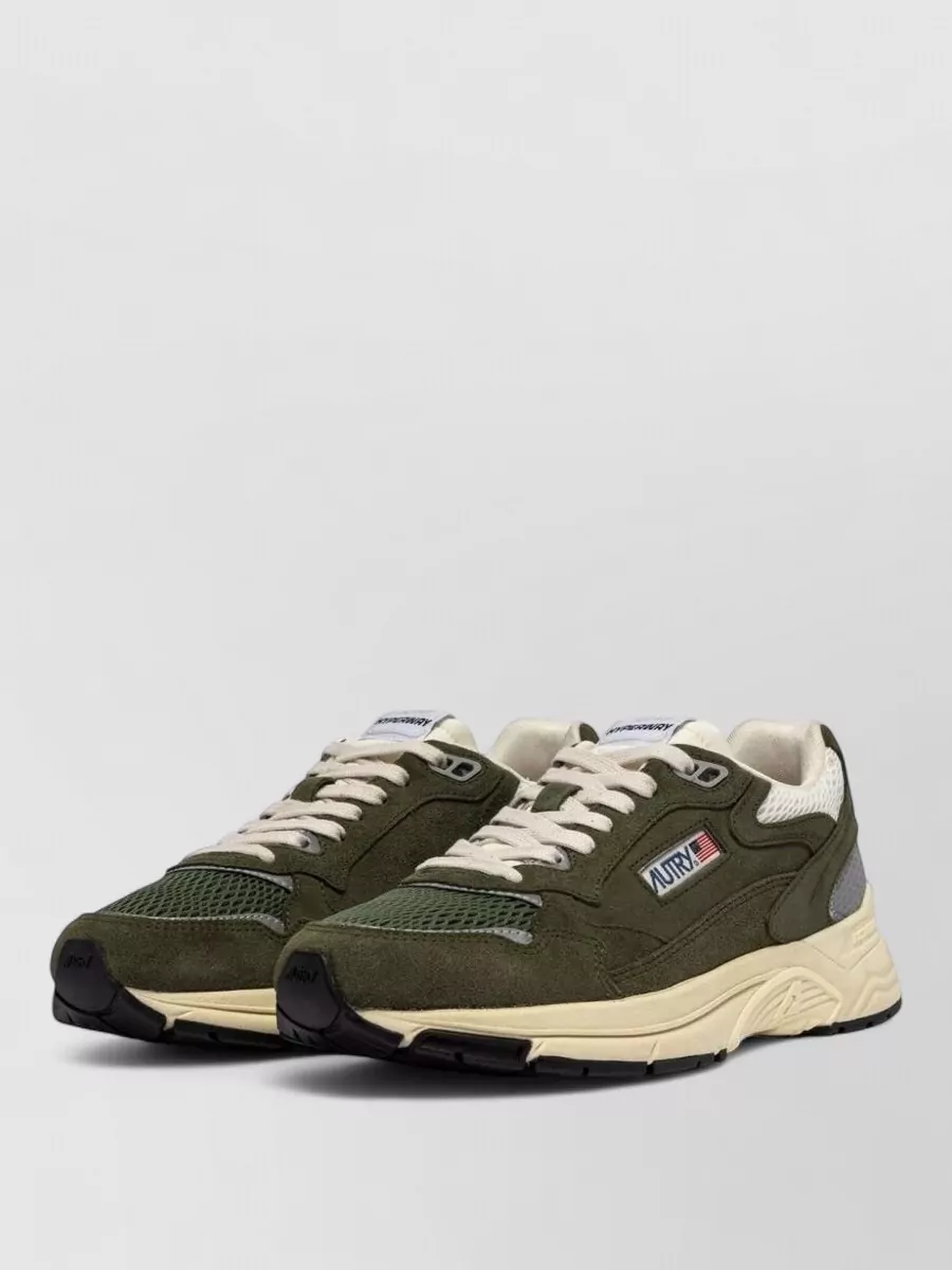 Autry paneled low-top sneakers