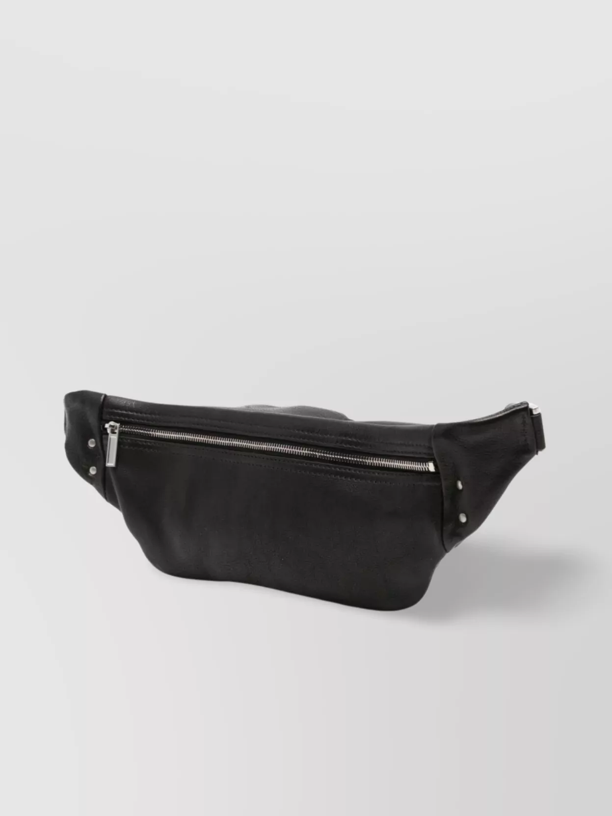 Rick Owens Calf Leather Belt Bag With Adjustable Strap