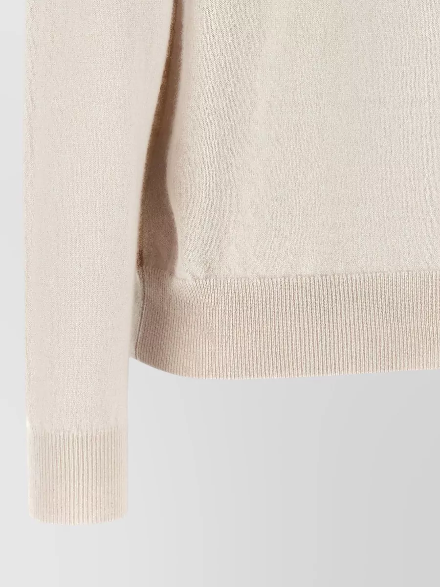 Ballantyne Cashmere Diamond-Intarsia Turtleneck Sweater