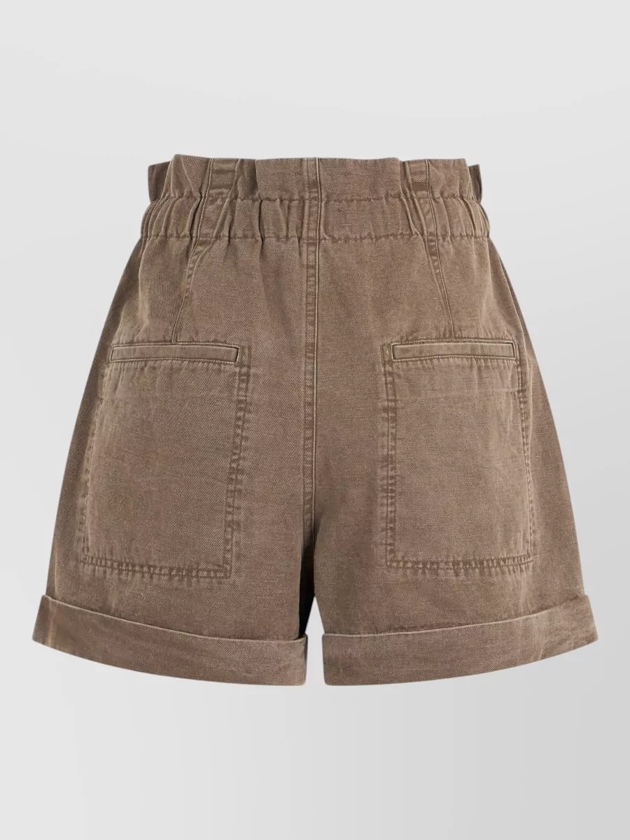 Isabel Marant High-Rise Pleated Shorts
