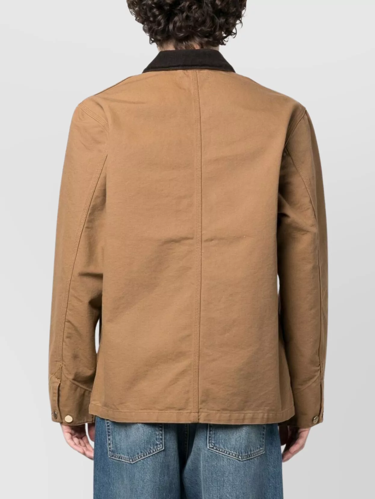 Carhartt Wip Organic Cotton Canvas Jacket Featuring Pockets