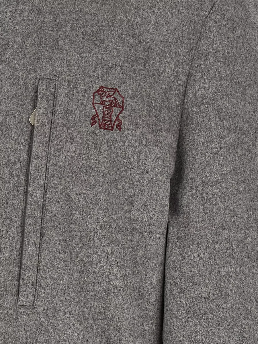 Brunello Cucinelli Wool Padded Coat