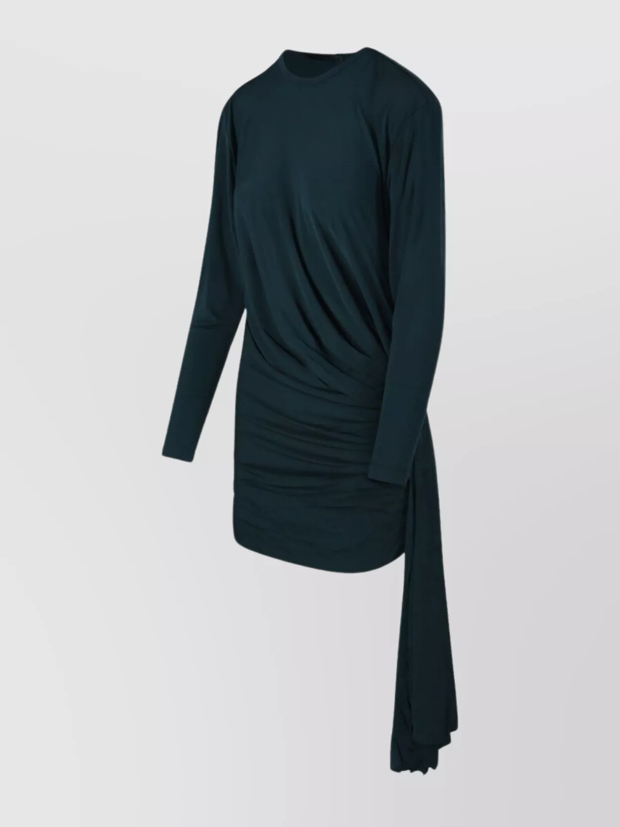 Christopher Esber Draped Extension Dress Asymmetric Hem