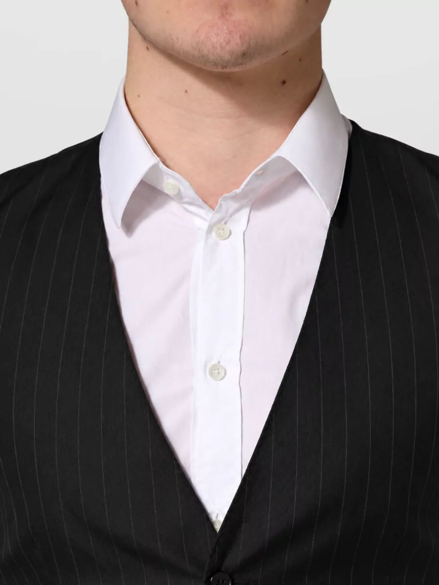 Dolce&Gabbana Striped Single Breasted Waistcoat