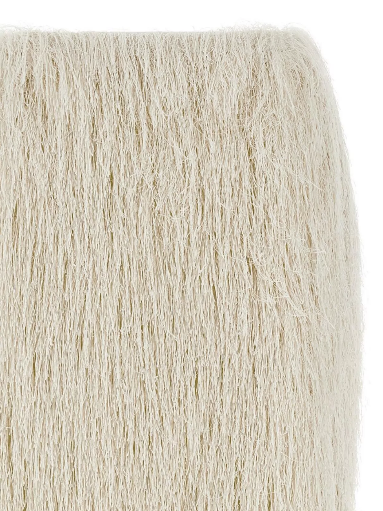 Dries Van Noten Fringe Textured Finish Skirt In Metallic