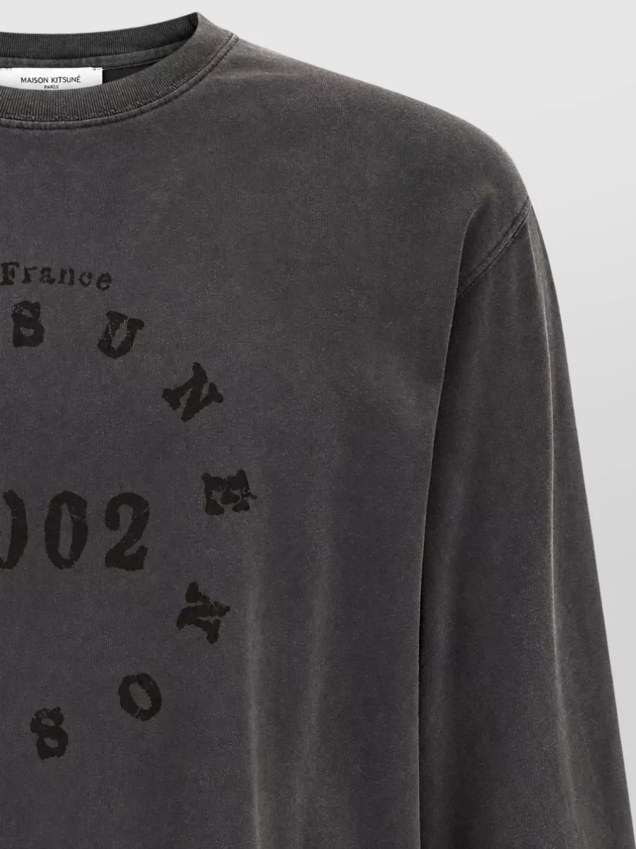 Maison Kitsuné Organic Cotton Long-Sleeve T-Shirt