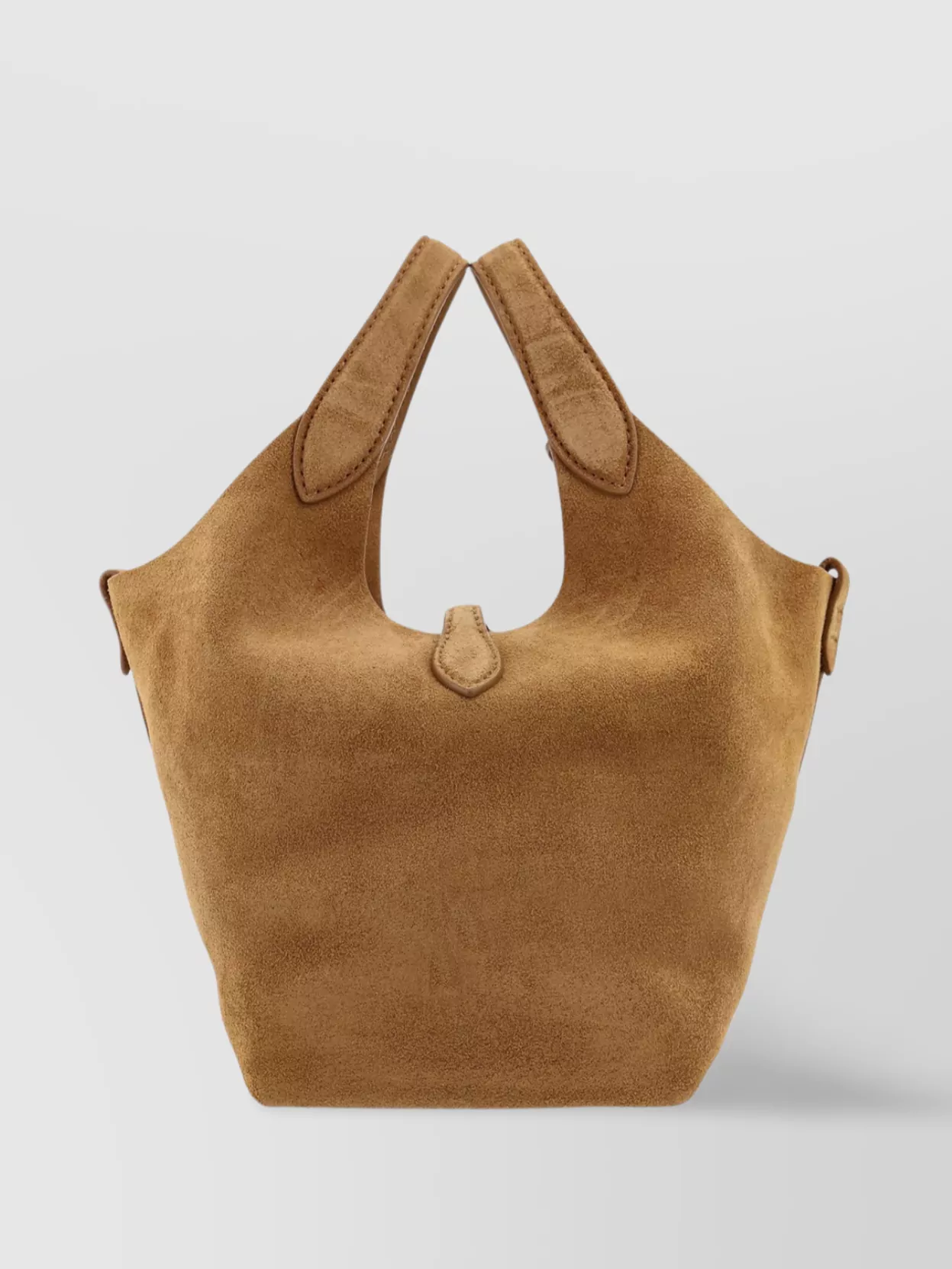 Polo Ralph Lauren Suede Bucket Bag Logo Keyring