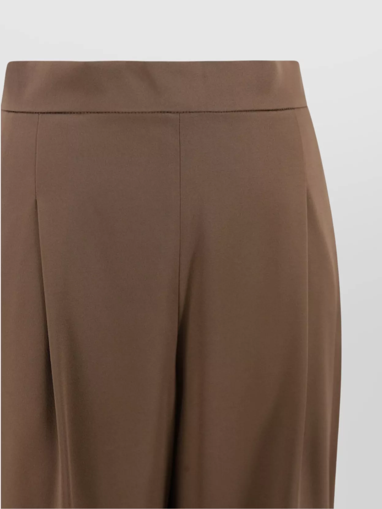 S Max Mara Wide-Leg High-Rise Pleated Trousers