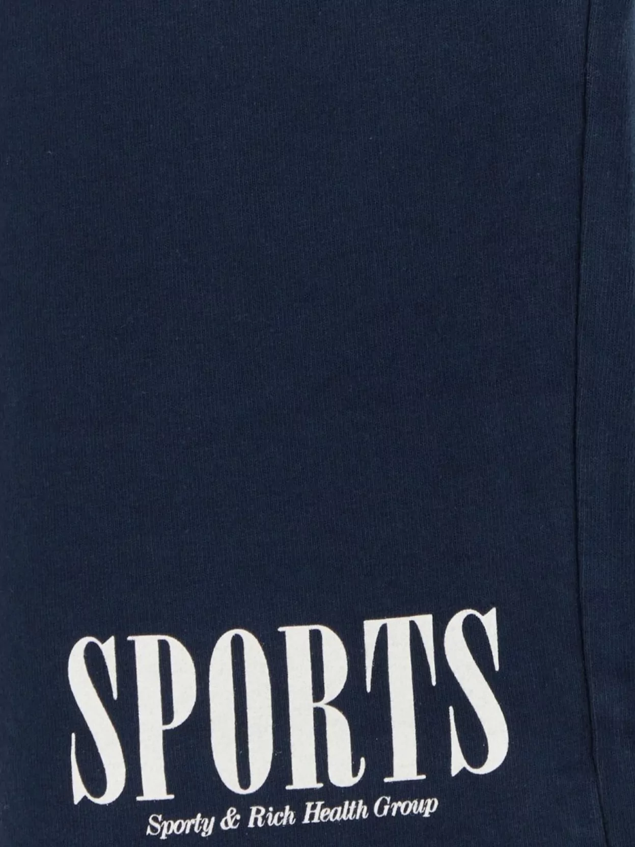 Sporty & Rich Elastic Waistband Cotton Bermuda Shorts
