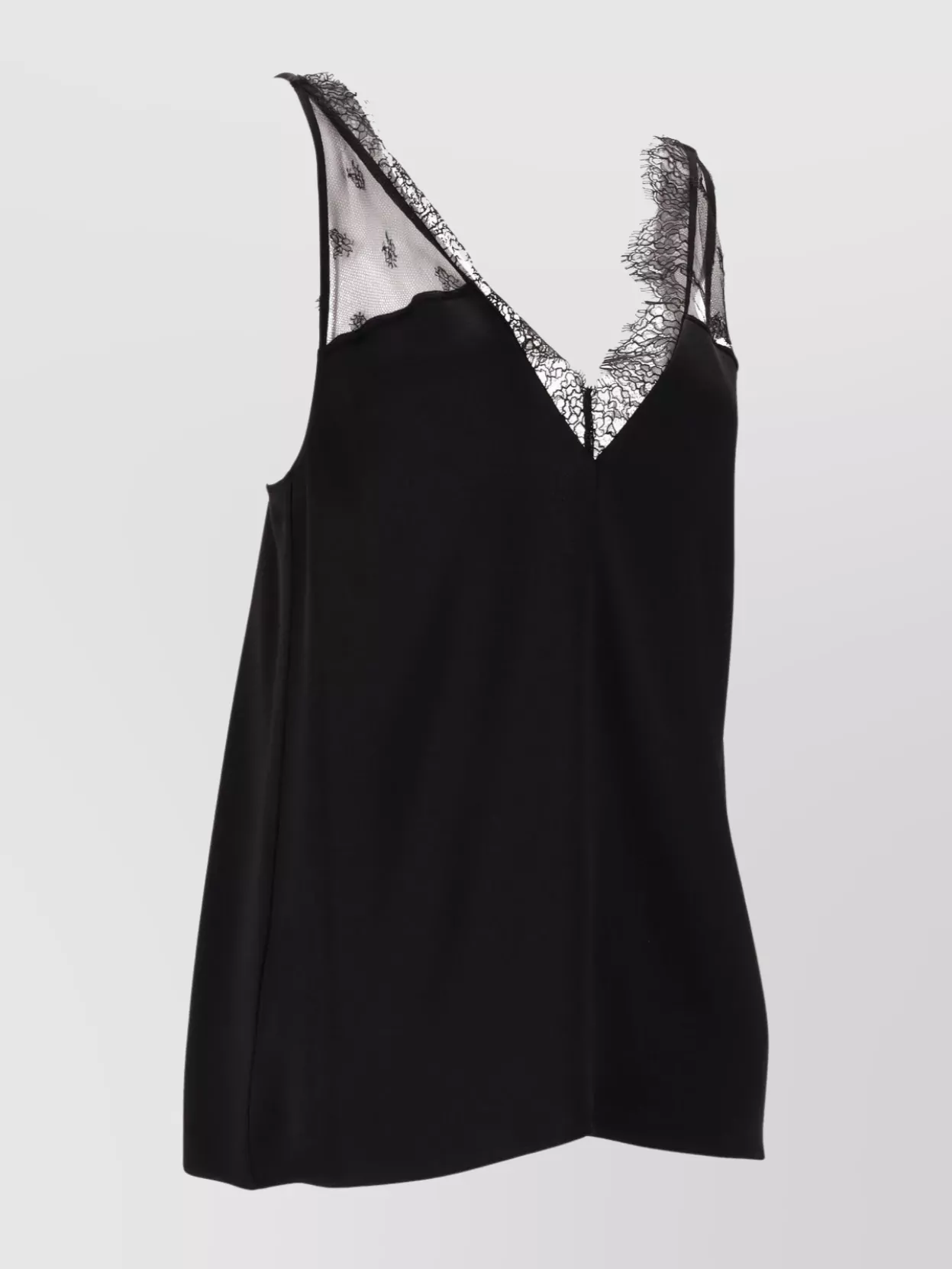 Stella Mccartney Reversible Satin Lace Trim Camisole