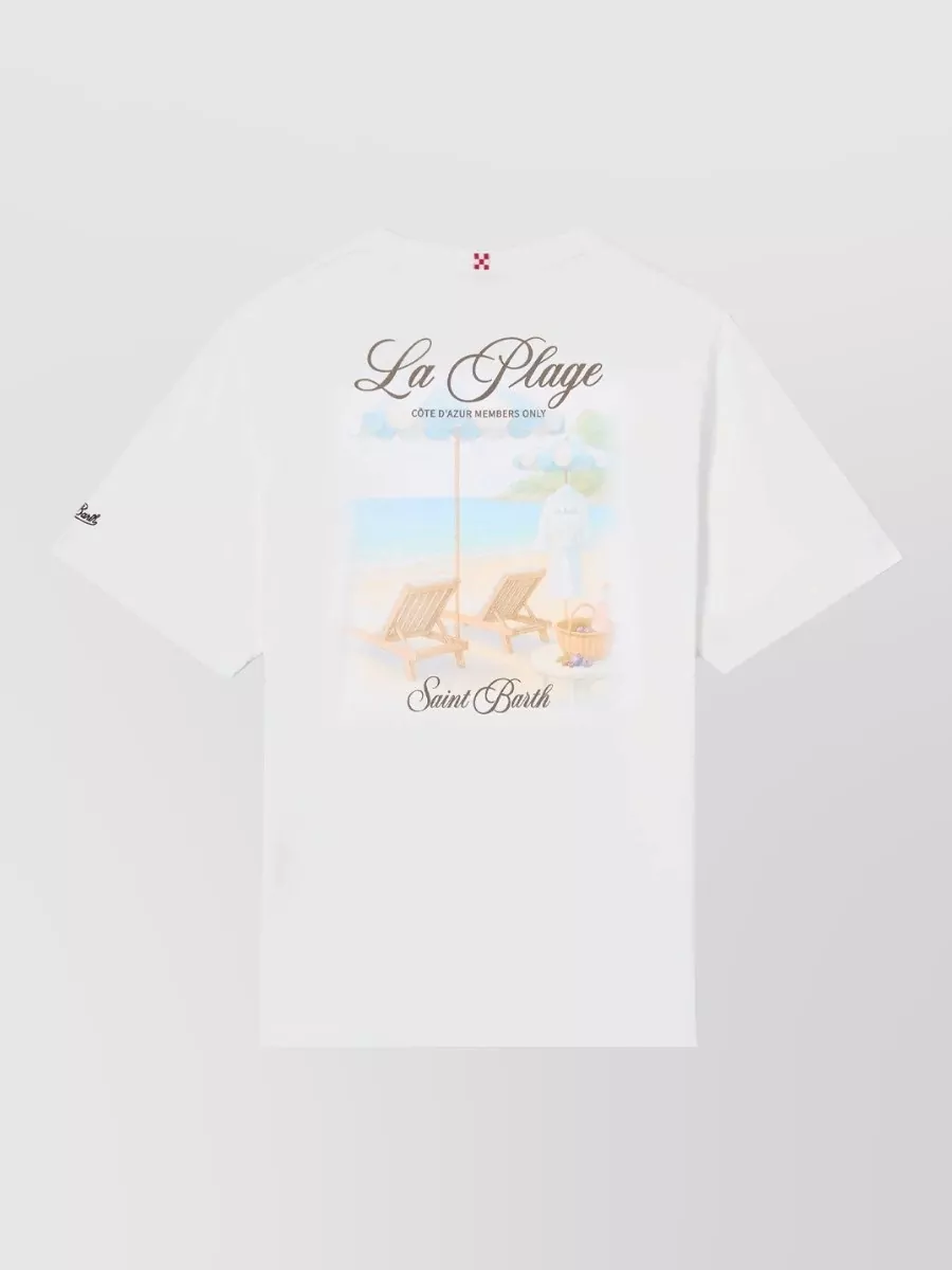Mc2 Saint Barth Printed Cotton T-Shirt