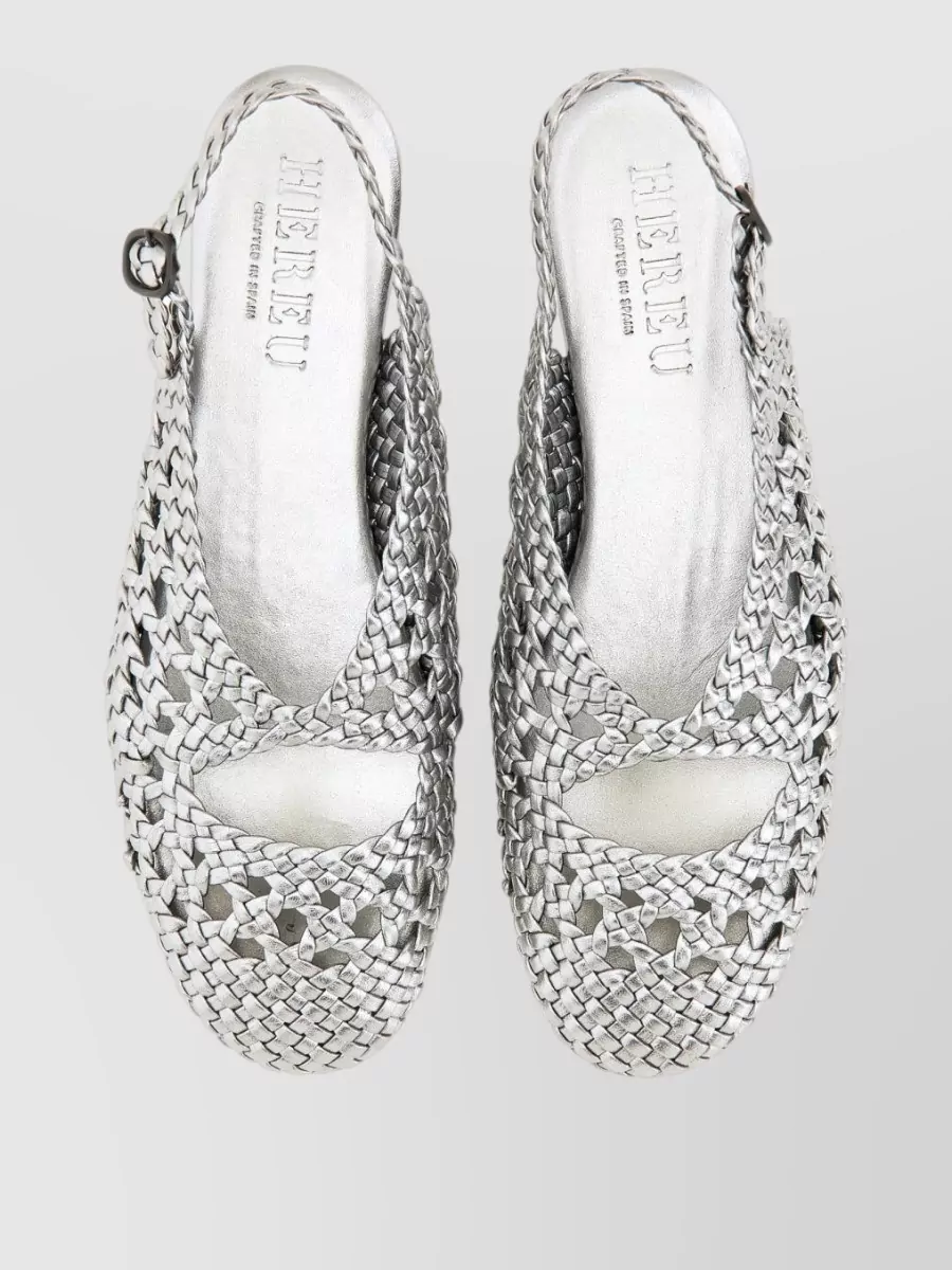 Hereu Leather Ballerina Flats