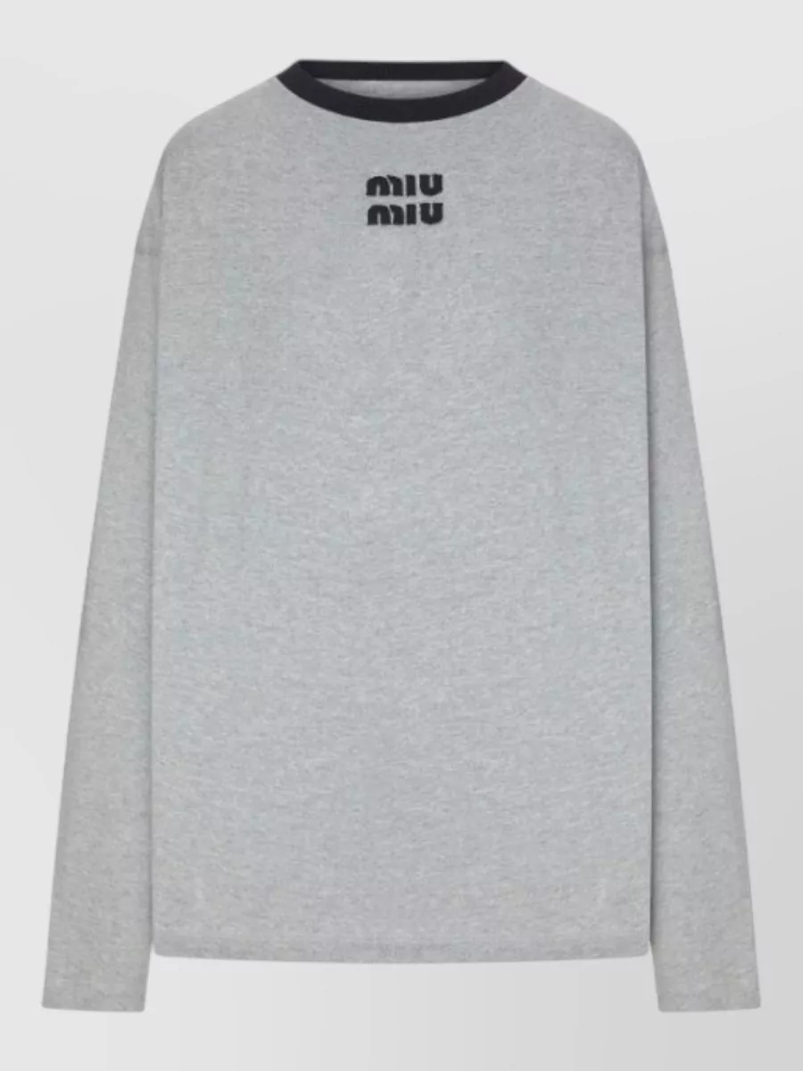 Miu Miu Cotton T-Shirt