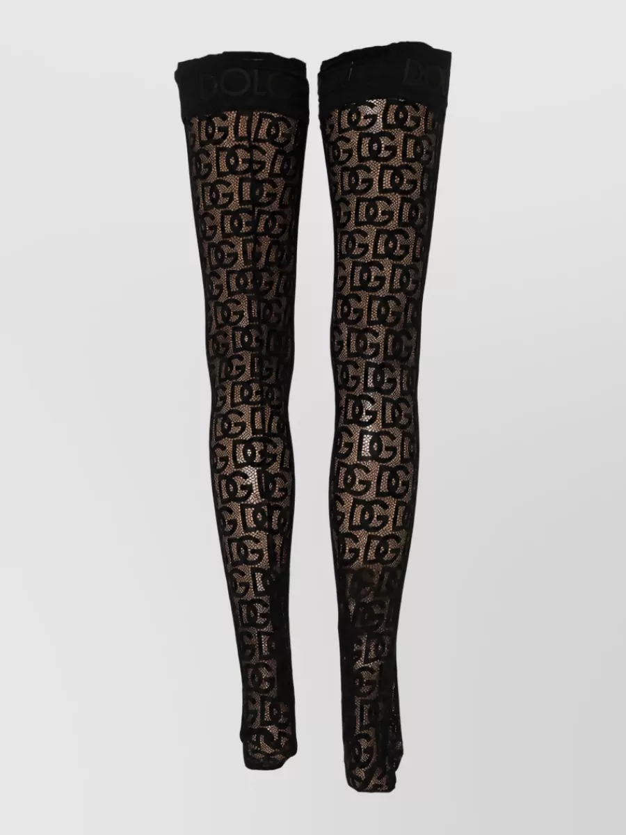 Dries Van Noten floral tights