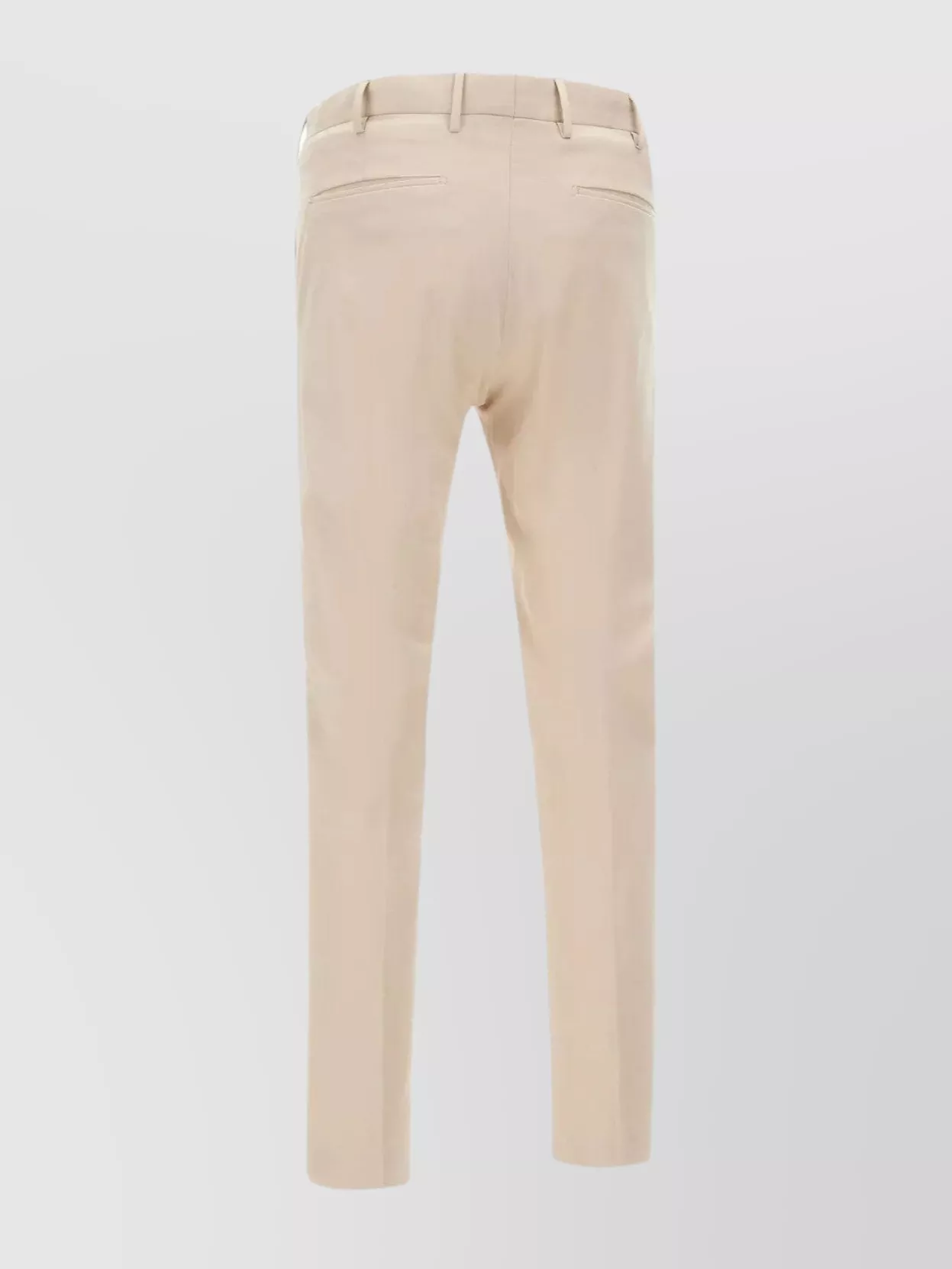 Pt Torino Straight Leg Trousers With Belt Loops And Pockets