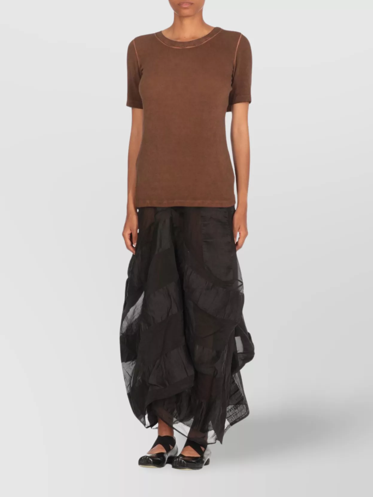 Uma Wang Crew Neck Plain Short Sleeves