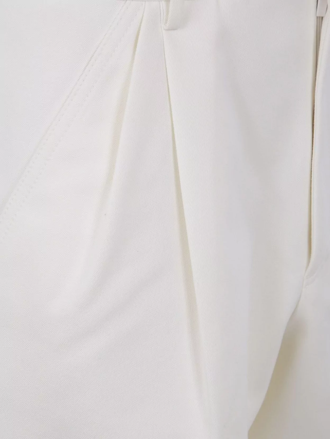 Brunello Cucinelli Double Pleated Chino Trousers In White