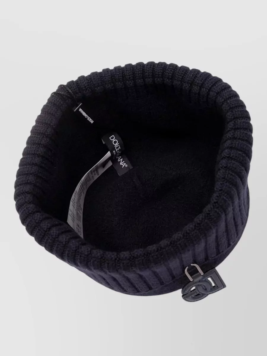 Dolce&Gabbana Wool Ribbed Beanie