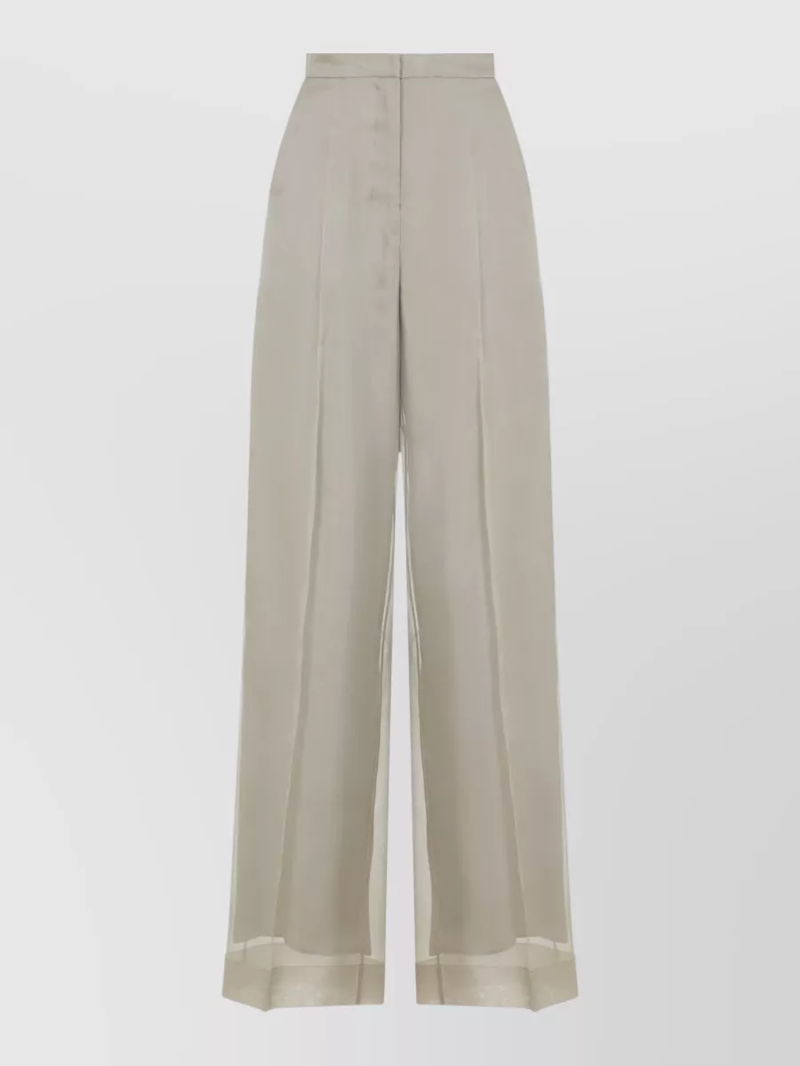 Max Mara Silk Wide-Leg Trousers