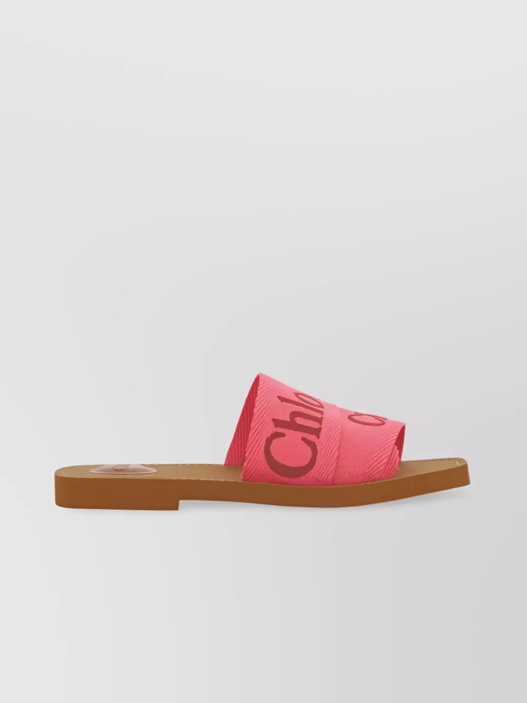 Chloé Woody Sandals In Cotton
