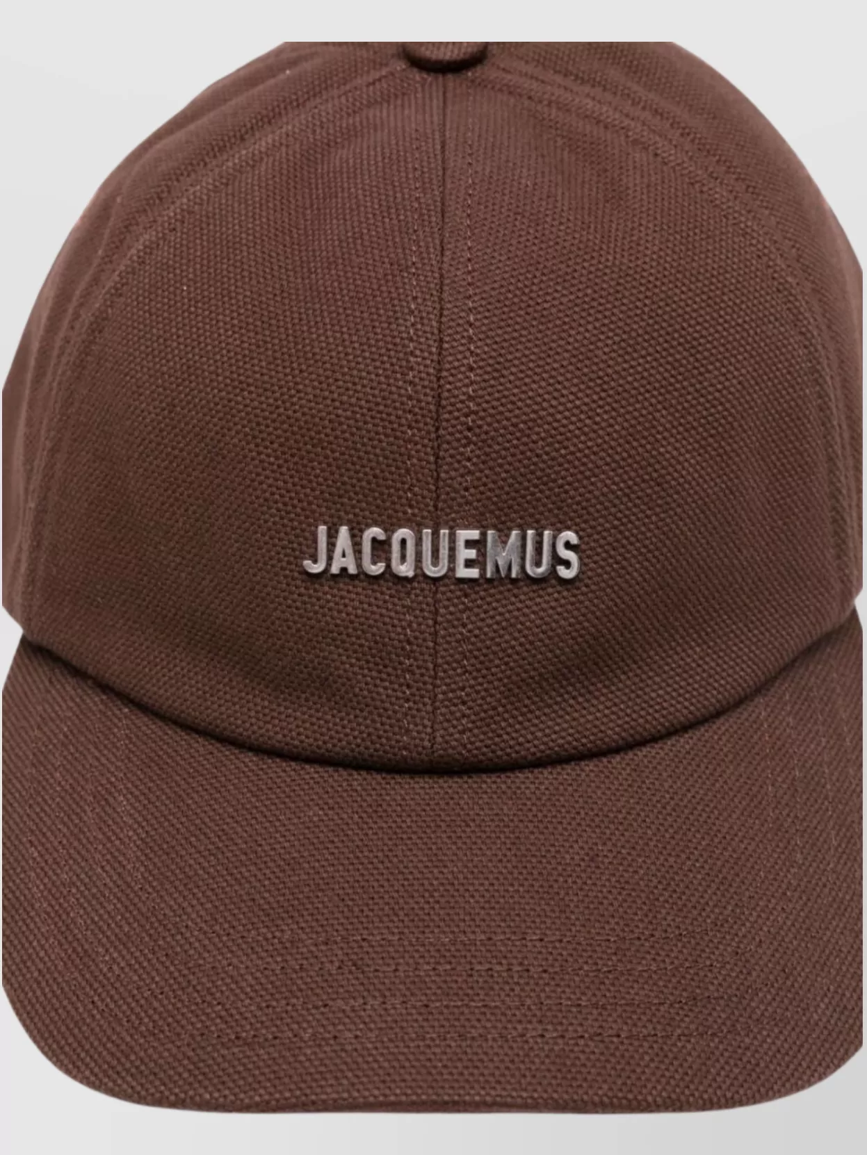 Jacquemus Gadjo Cap With Curved Brim And Eyelet Detailing