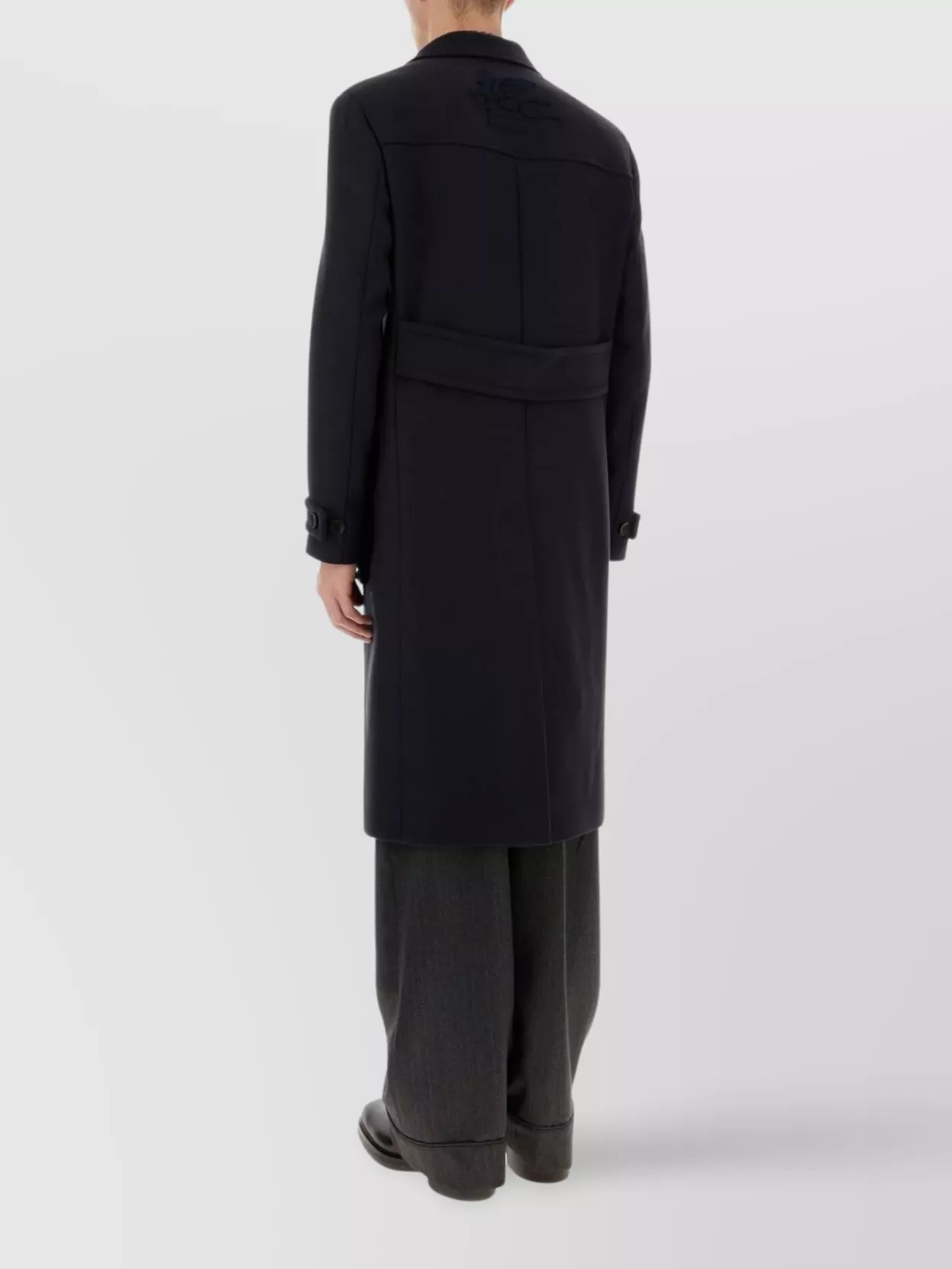 Etro Sophisticated Wool Blend Coat