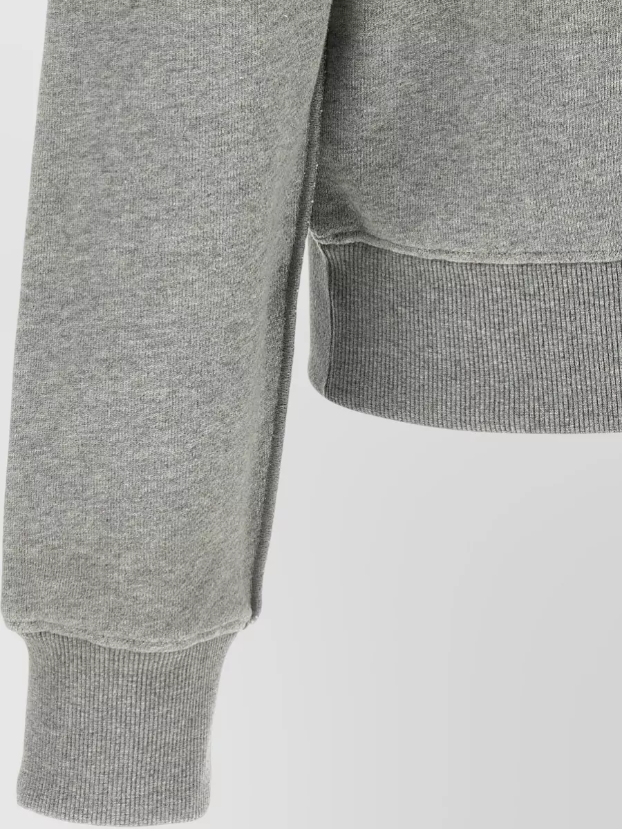 Entire Studios Cotton High Neck Buttoned Sweater