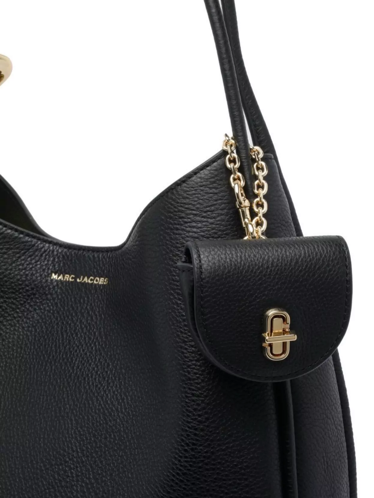 Marc Jacobs Leather Effect Tote Bag With Chain Detail