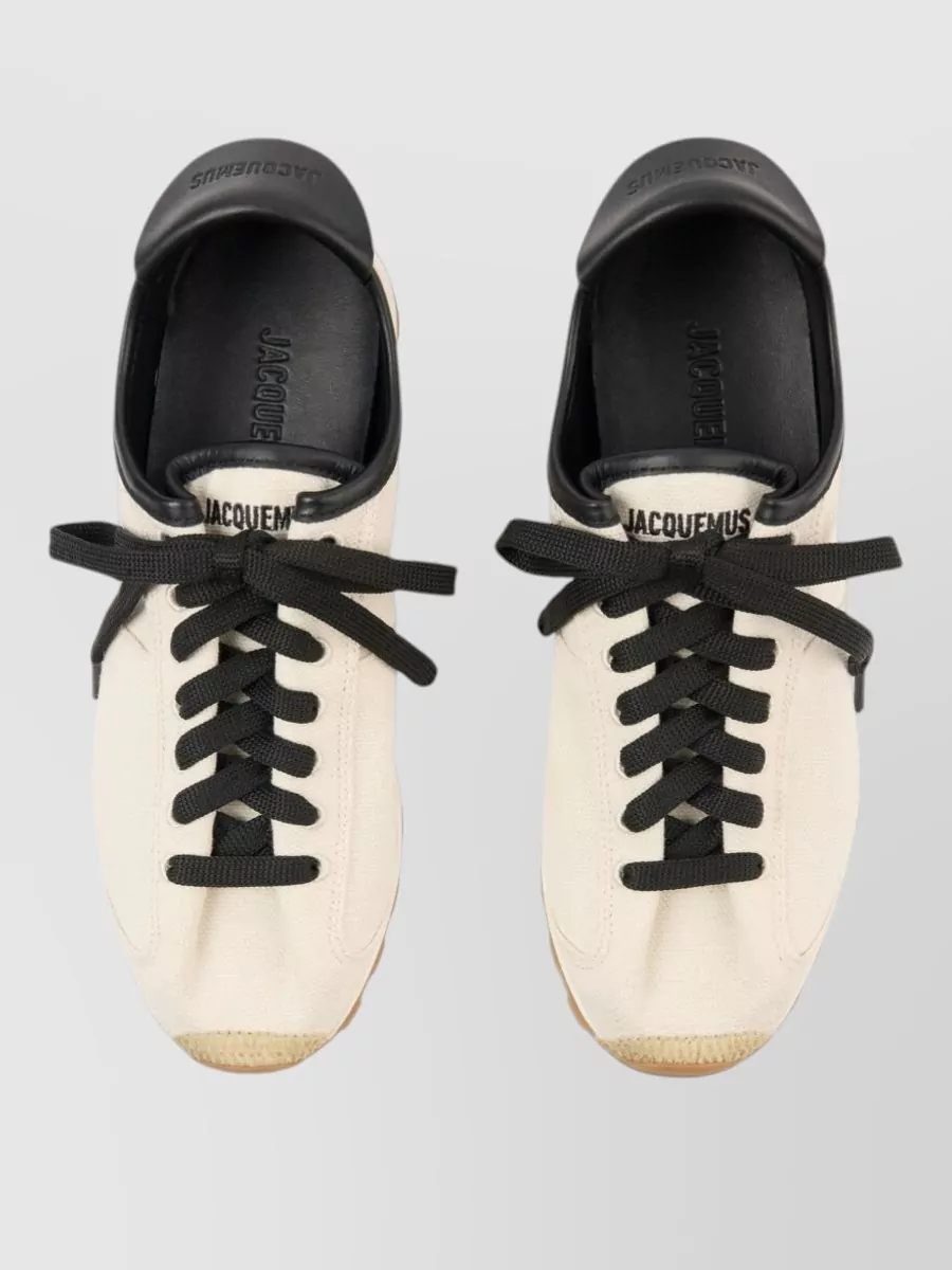 Jacquemus Tennis Sneakers Contrast Heel Tab Sole