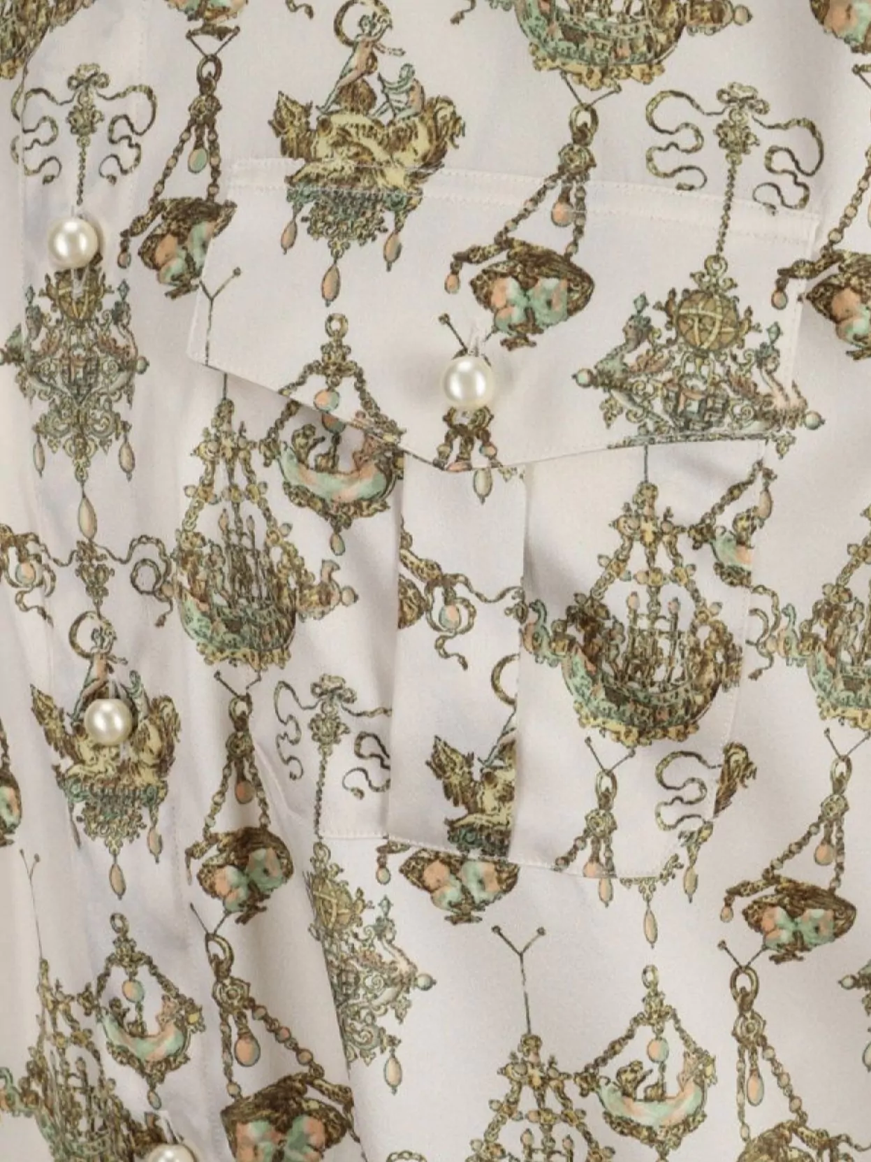 Givenchy Printed Chandelier Pattern Shirt