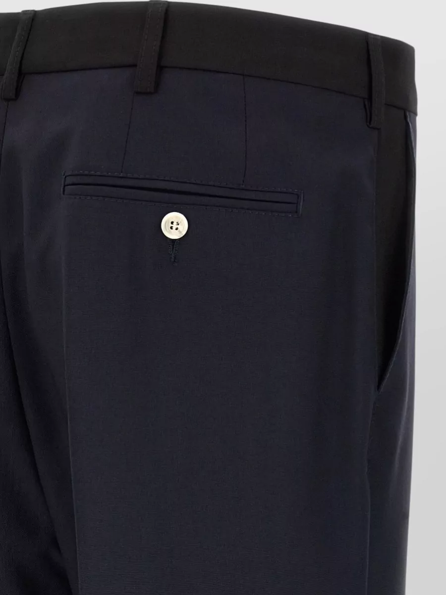 Marni Wool Straight-Leg Tailored Trousers