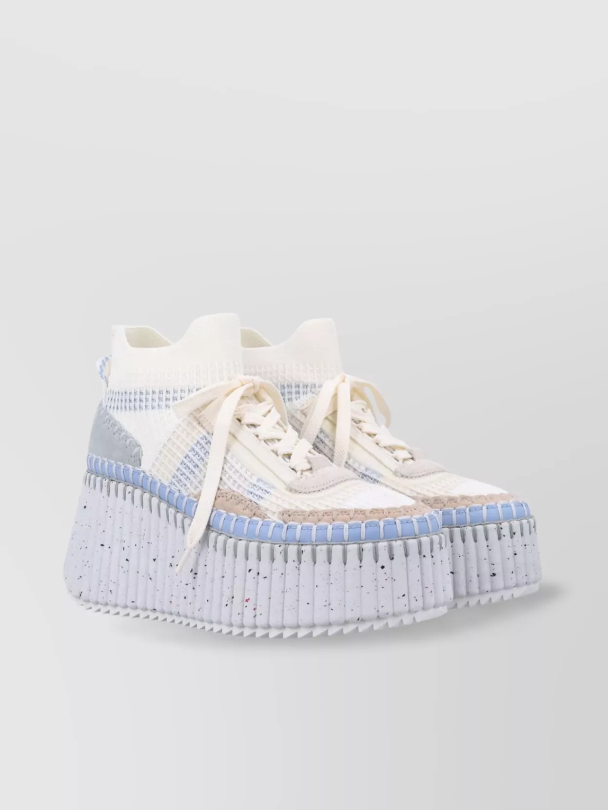 Chloé Double Sole Wedge Sneakers