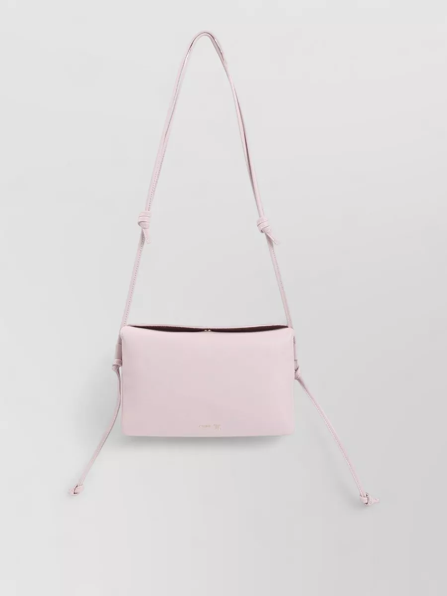 Celine Lamb Leather Shoulder Bag