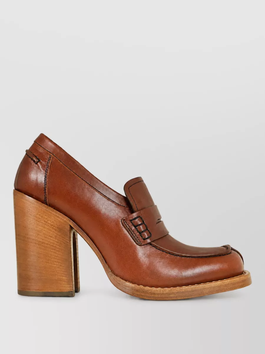Dries Van Noten Leather Loafers