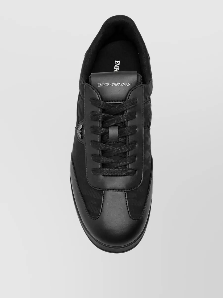 Emporio Armani Logo Lace-Up Sneakers
