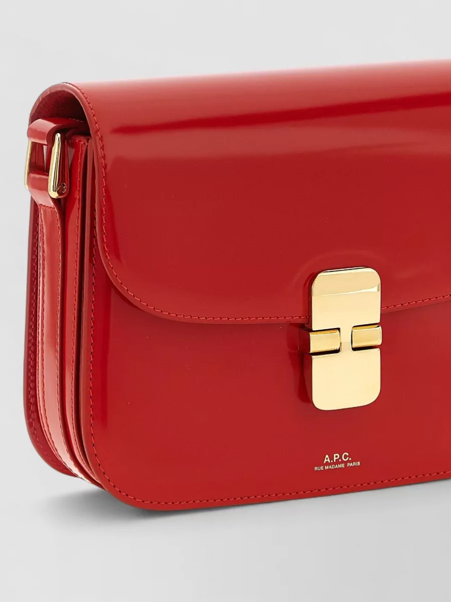 A.p.c. Grace Small Leather Shoulder Bag