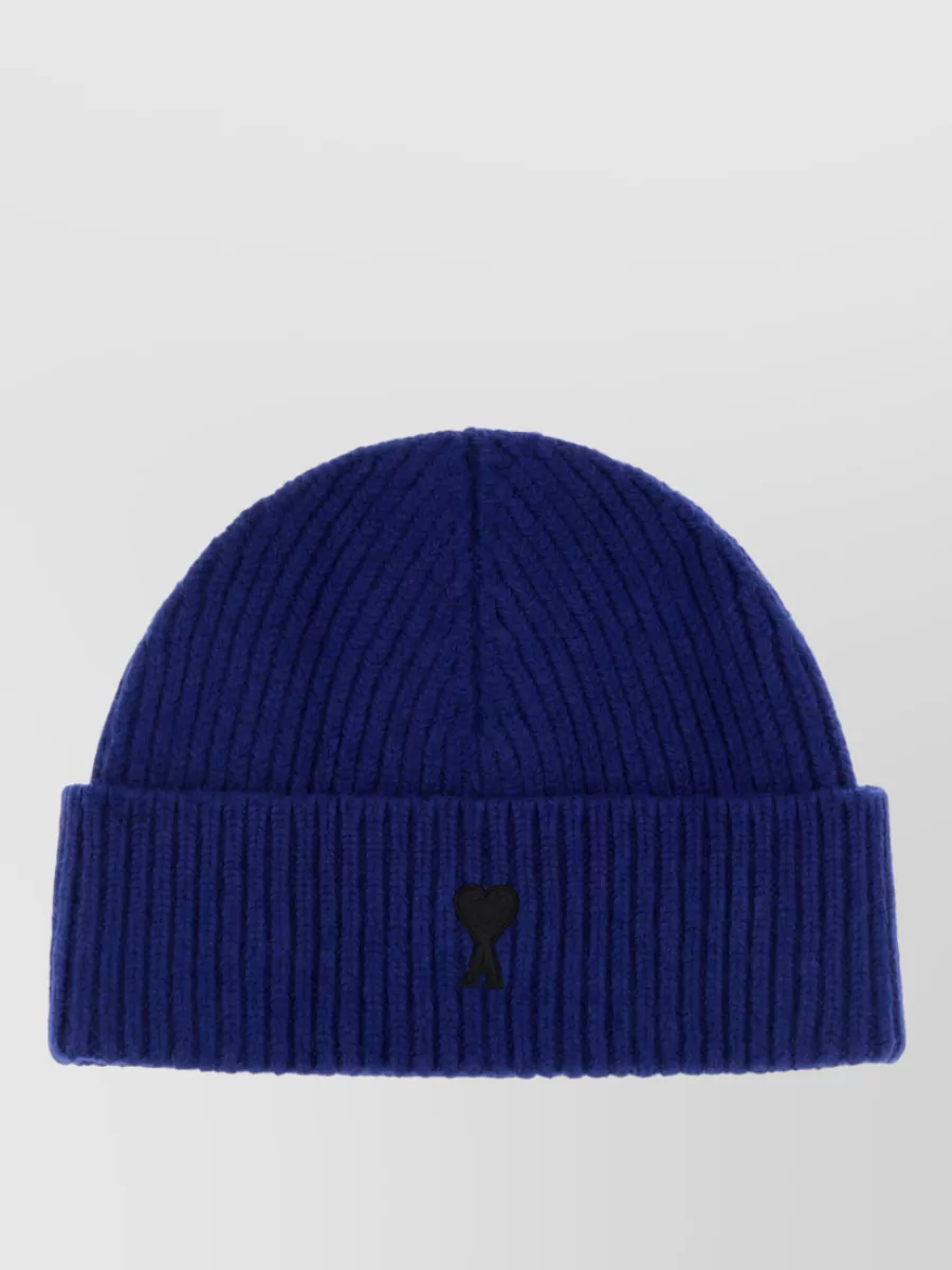 Ami Paris ribbed wool beanie