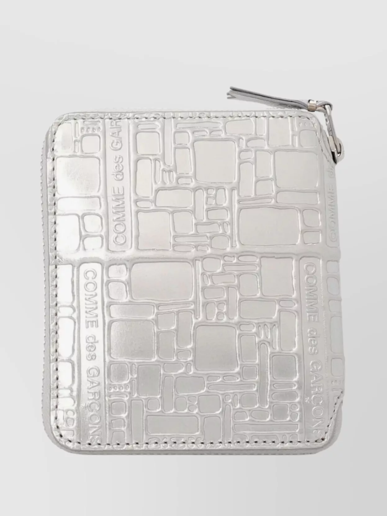Comme Des Garçons "embossed Logotype" Design Wallet