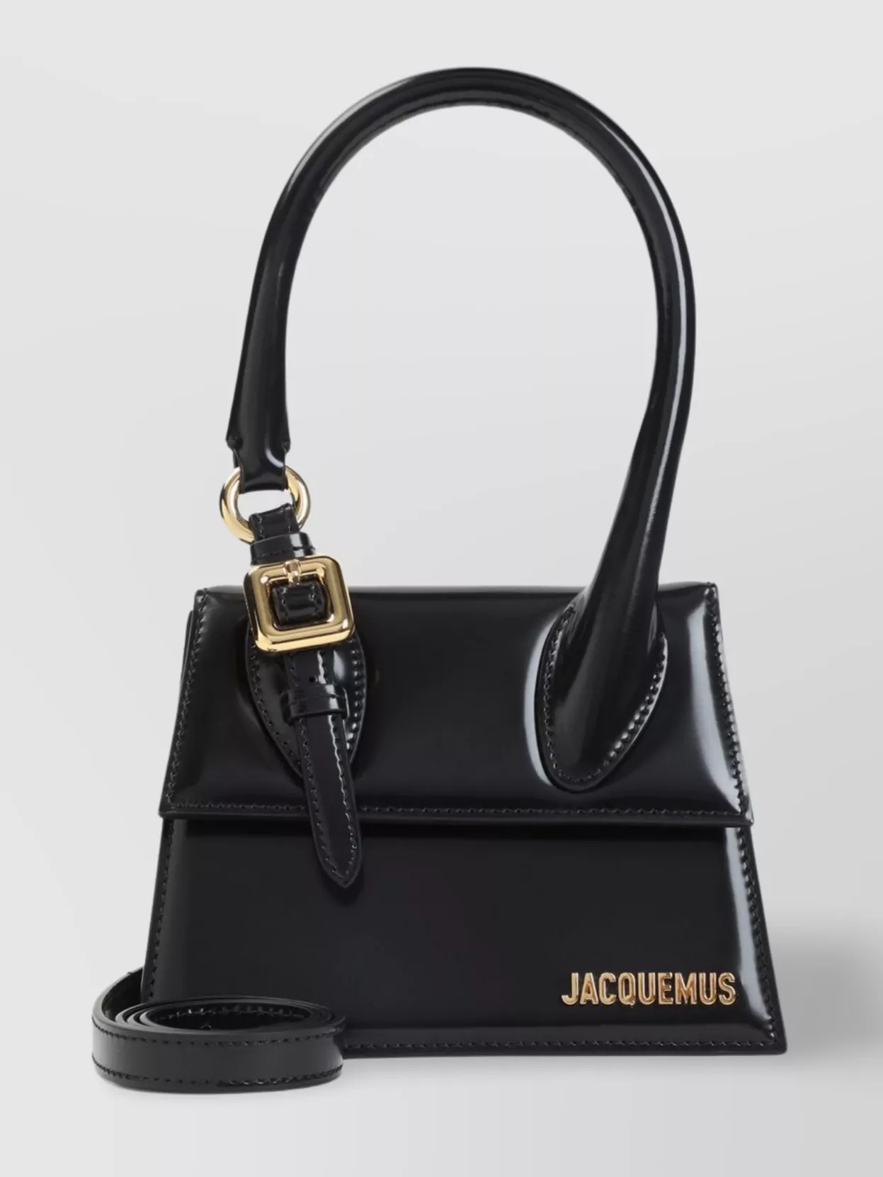 Jacquemus Le Chiquito Moyen Bag With Buckle In Black