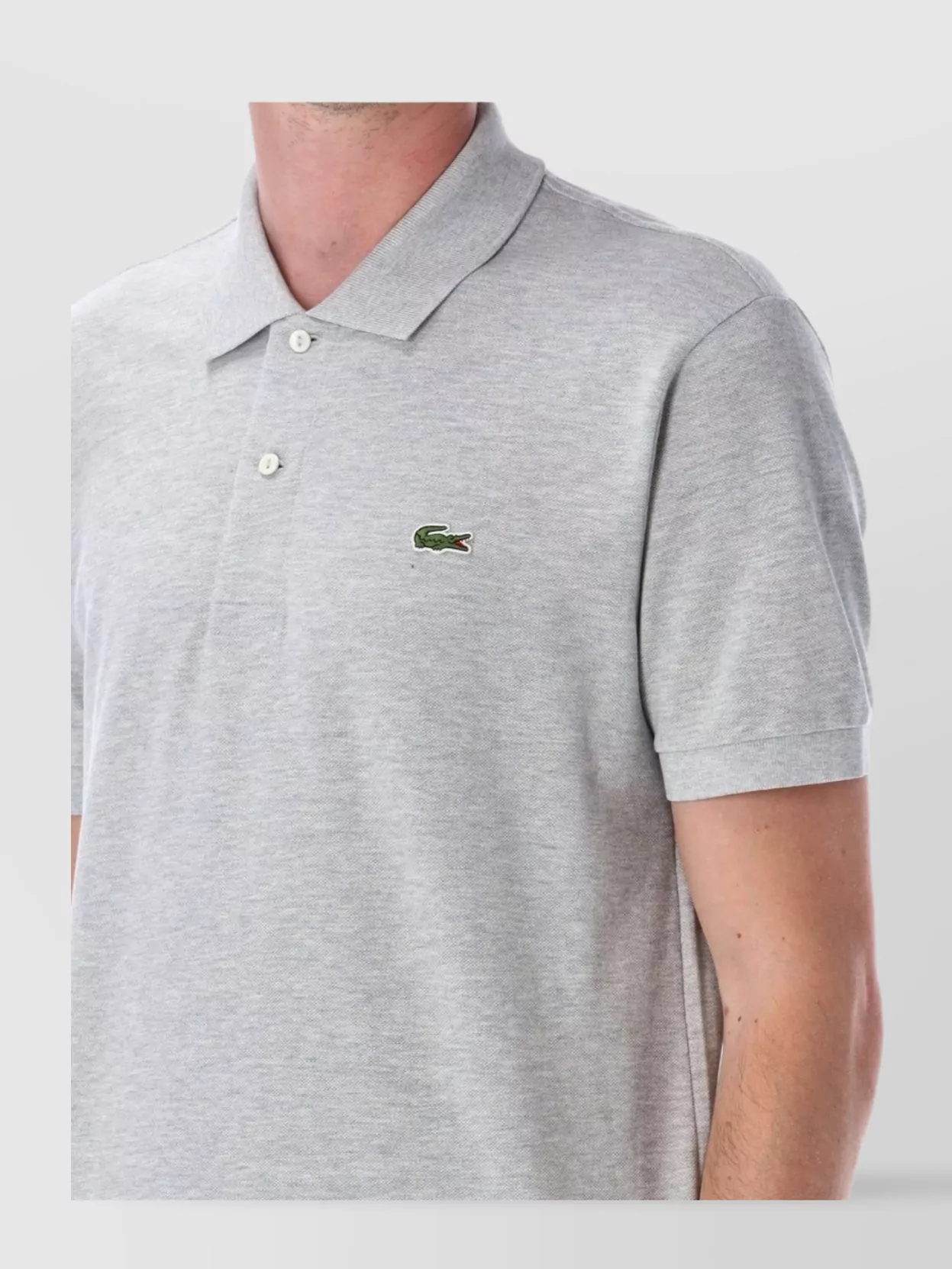 Lacoste Collared Shirt With Short Sleeves