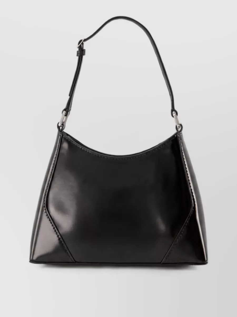 Staud leather clutch bag