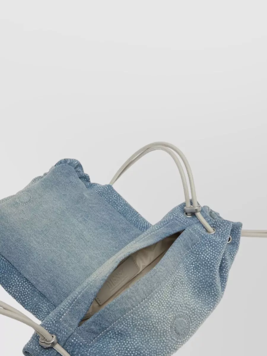 Diesel Scrunch-D Small Denim Shoulder Bag