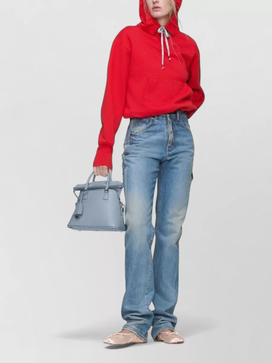 Maison Margiela Straight Leg Denim Trousers Carpenter Pocket