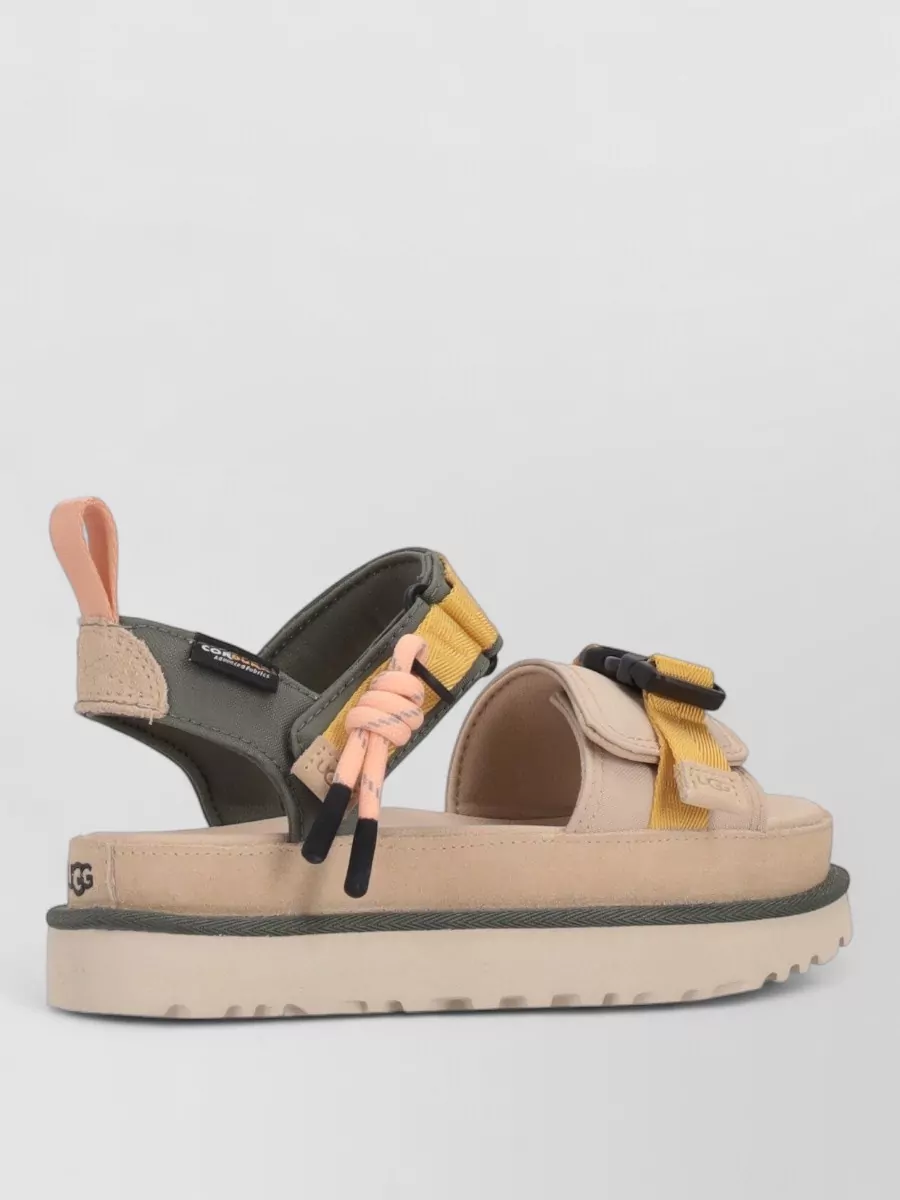 Ugg suede platform sandals