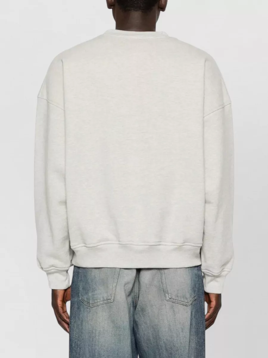 Rhude Ribbed Cotton Printed Sweatshirt