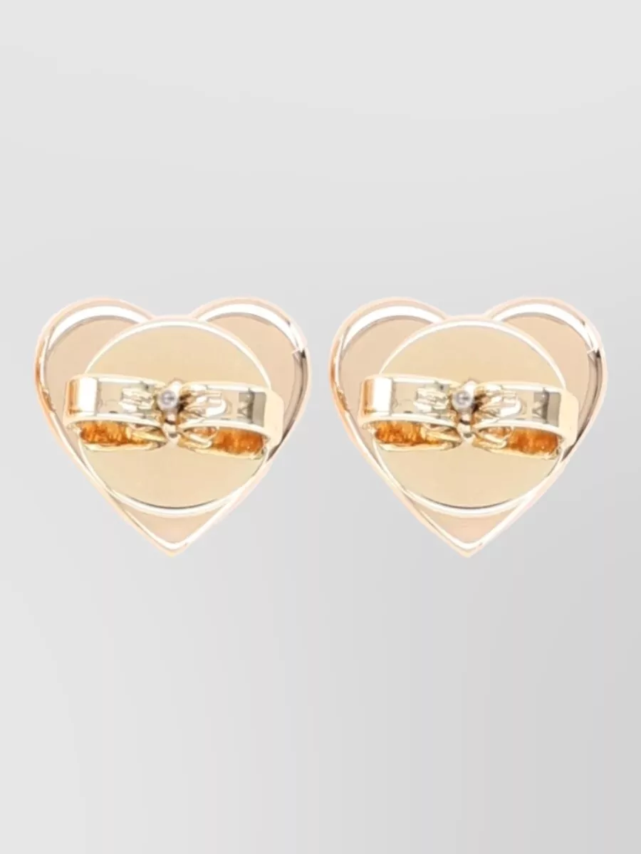 Tory Burch Brass Kira Heart Earrings