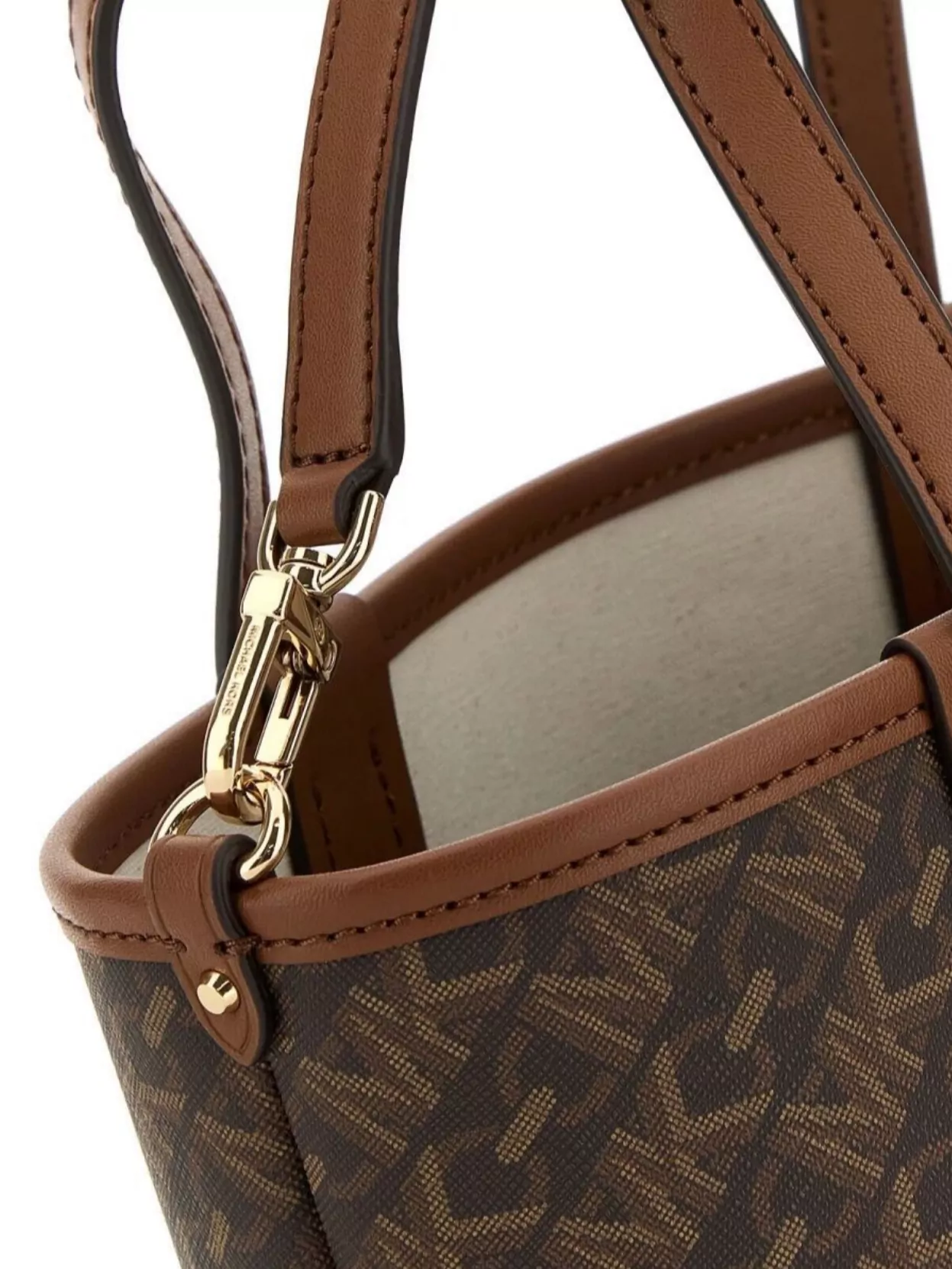 Michael Kors Monogram Canvas Eliza Shoulder Bag